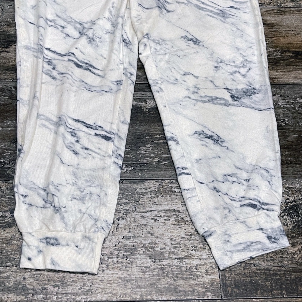 Michael Stars Jenny Jogger Chalk Combo Womens XL Lounge Comfy Cozy Marbled NEW - Picture 9 of 13